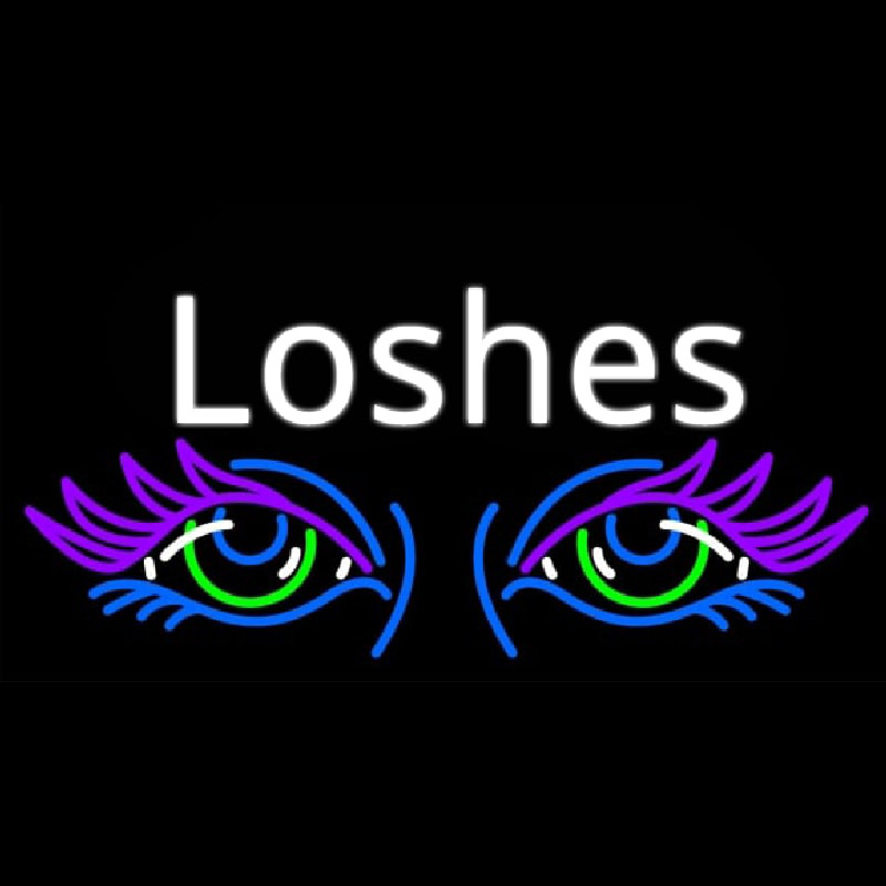 Lashes Eyes Leuchtreklame