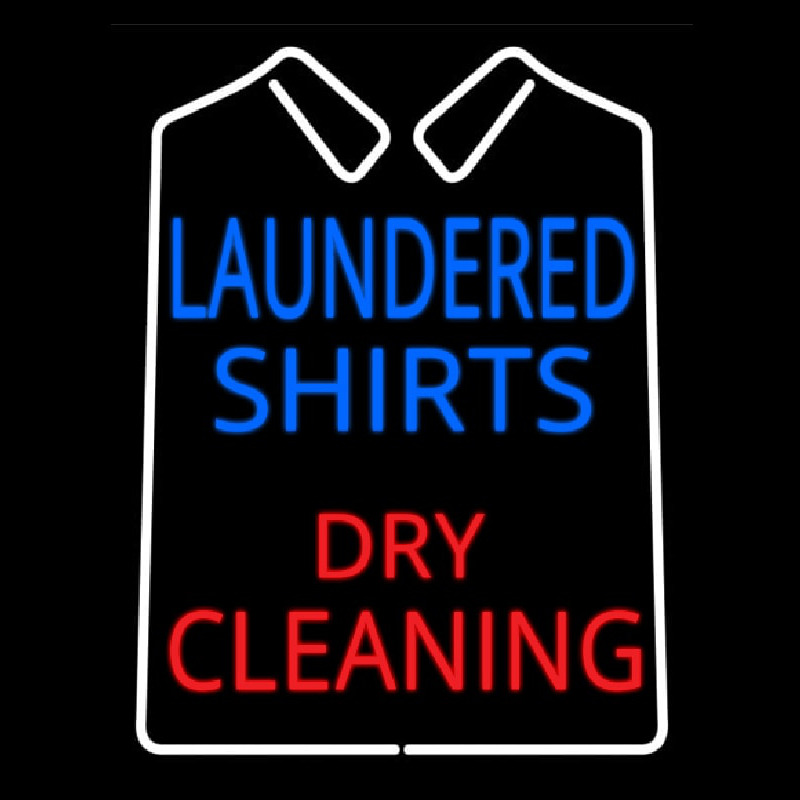 Laundered Shirts Leuchtreklame