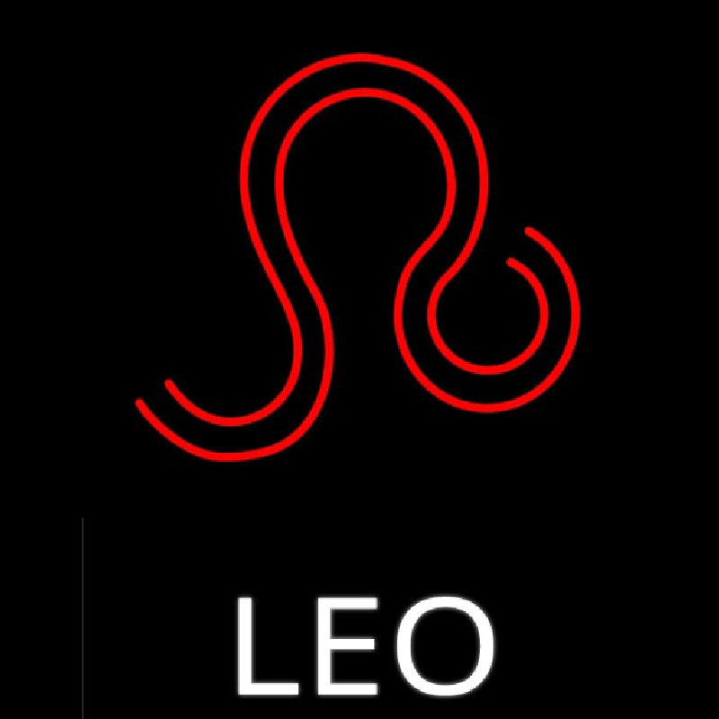 Leo Icon Leuchtreklame
