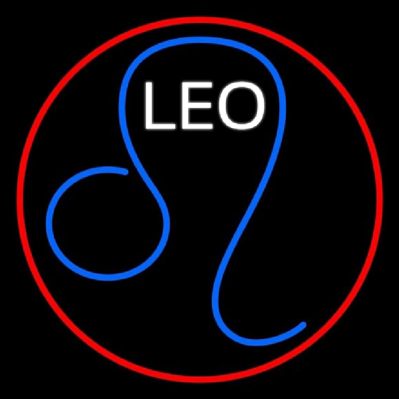 Leo Zodiac Leuchtreklame