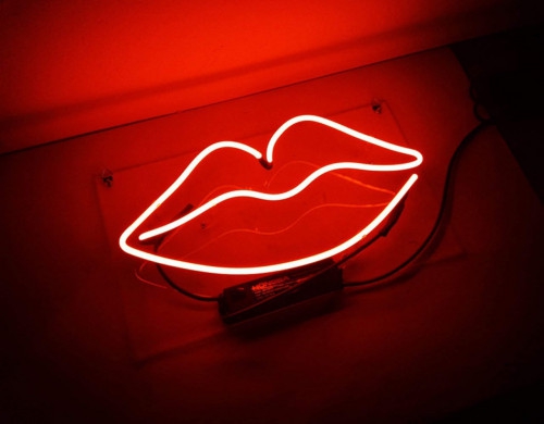 Lips Leuchtreklame