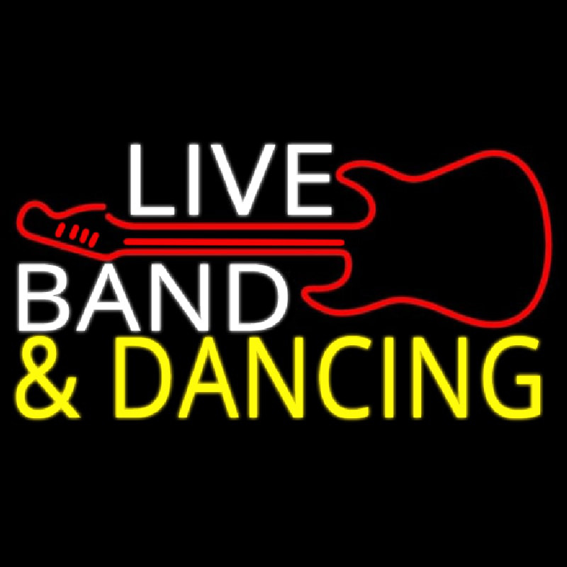 Live Bands Leuchtreklame