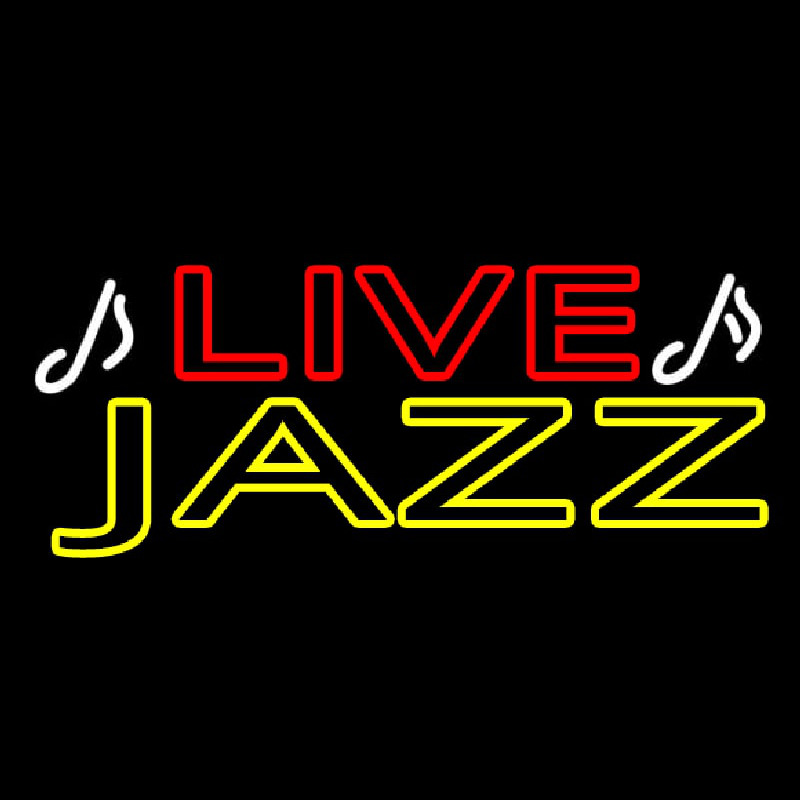 Live Jazz 1 Leuchtreklame