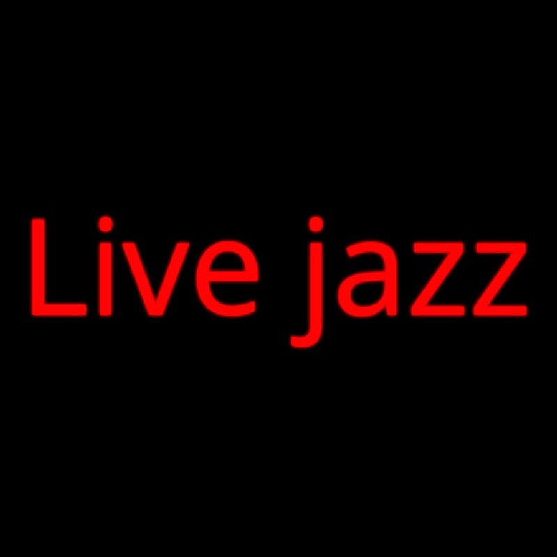 Live Jazz 1 Leuchtreklame