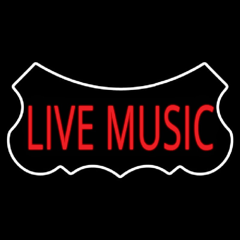 Live Music Red Leuchtreklame