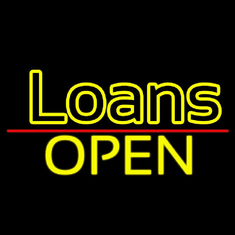 Loans Open Leuchtreklame