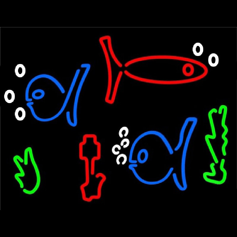 Logo Fish Leuchtreklame