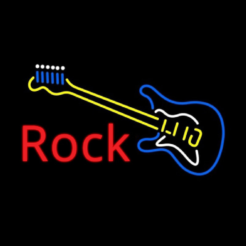 Logo Of Guitar Leuchtreklame