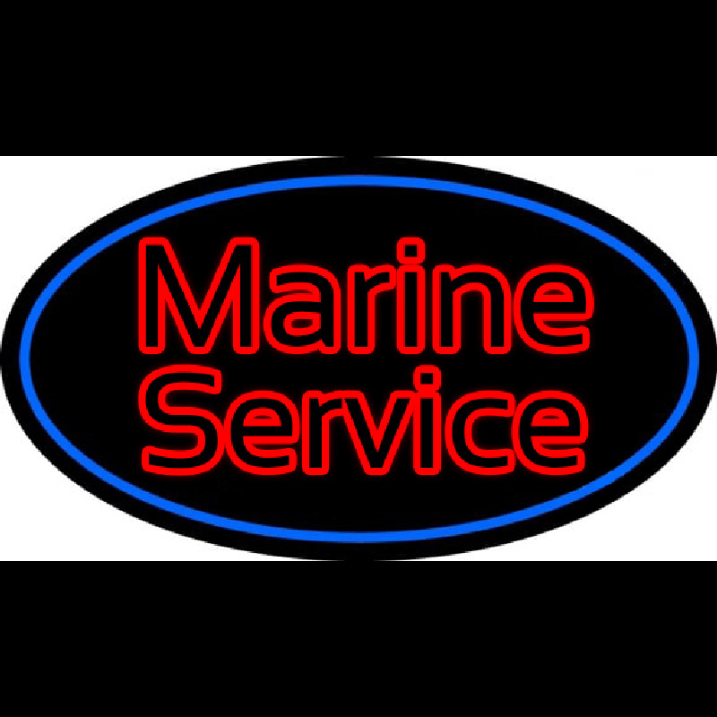 Marine Service Leuchtreklame