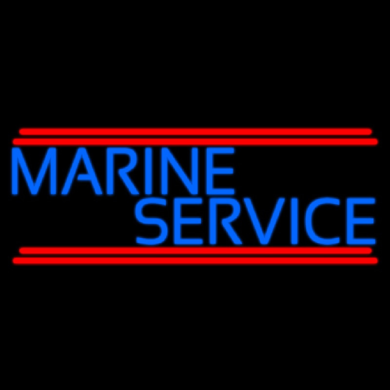 Marine Service Leuchtreklame