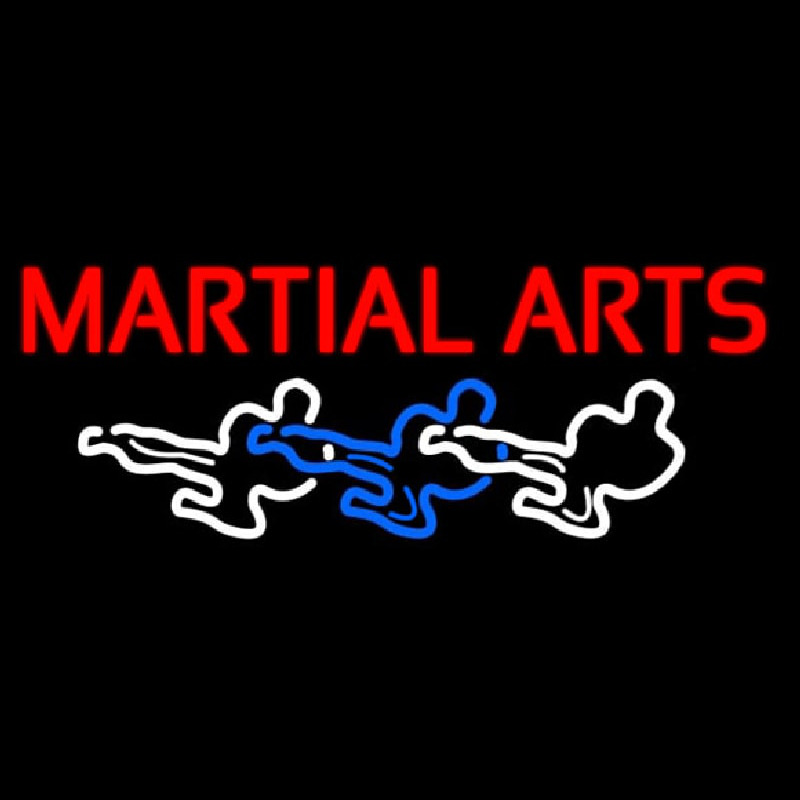 Martial Arts Leuchtreklame