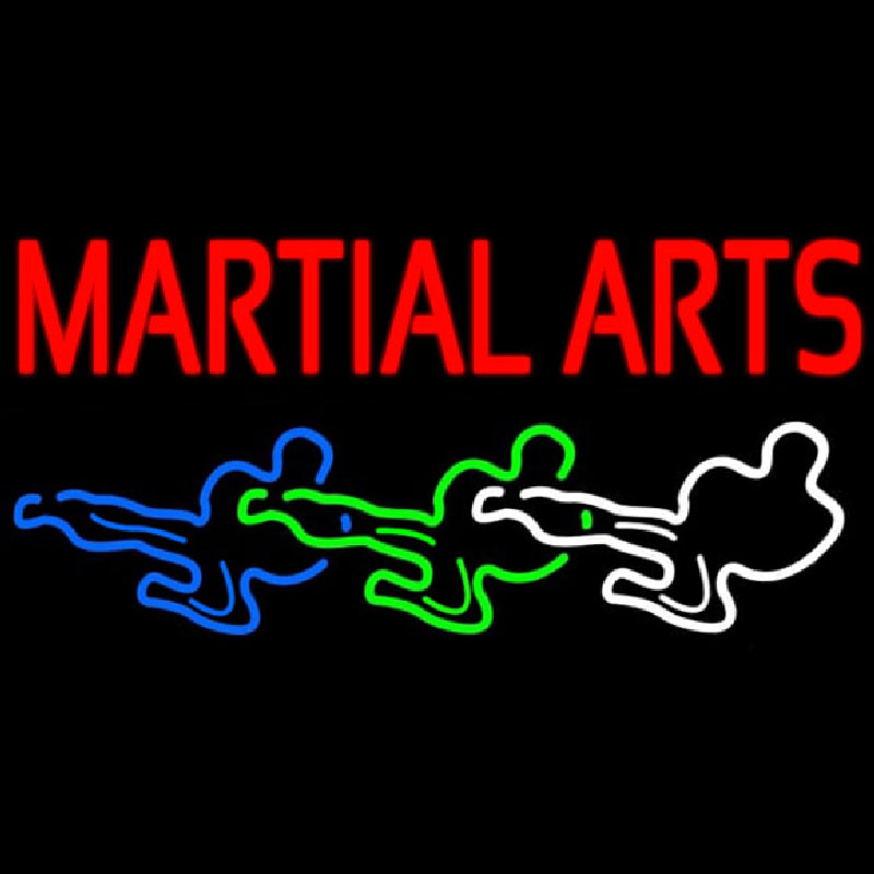 Martial Arts Leuchtreklame