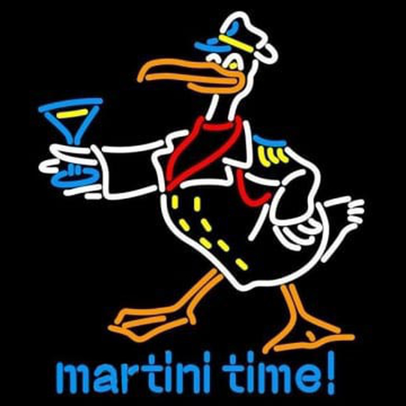 Martini Time Leuchtreklame
