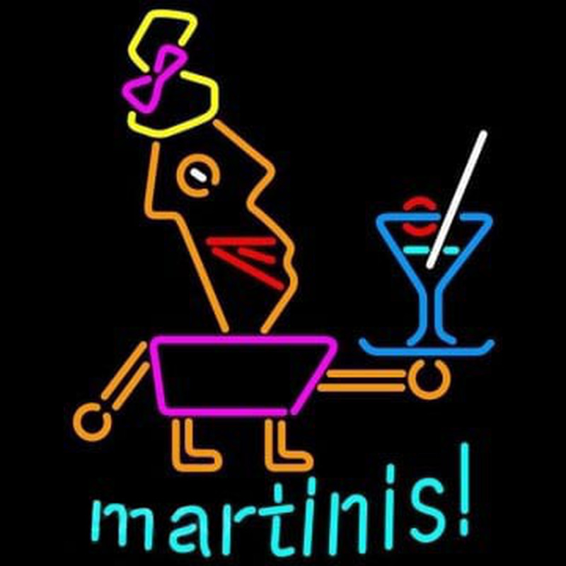 Martinis Leuchtreklame