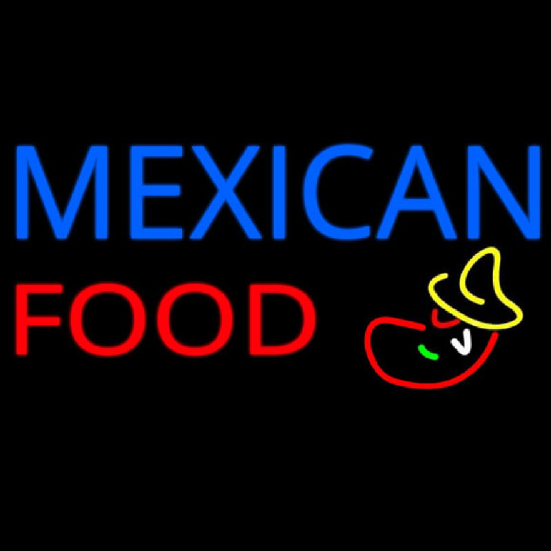 Me ican Food Logo Leuchtreklame