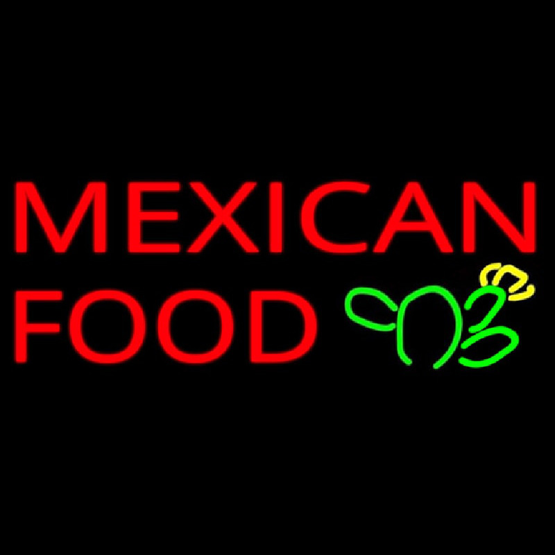 Me ican Food Logo Leuchtreklame