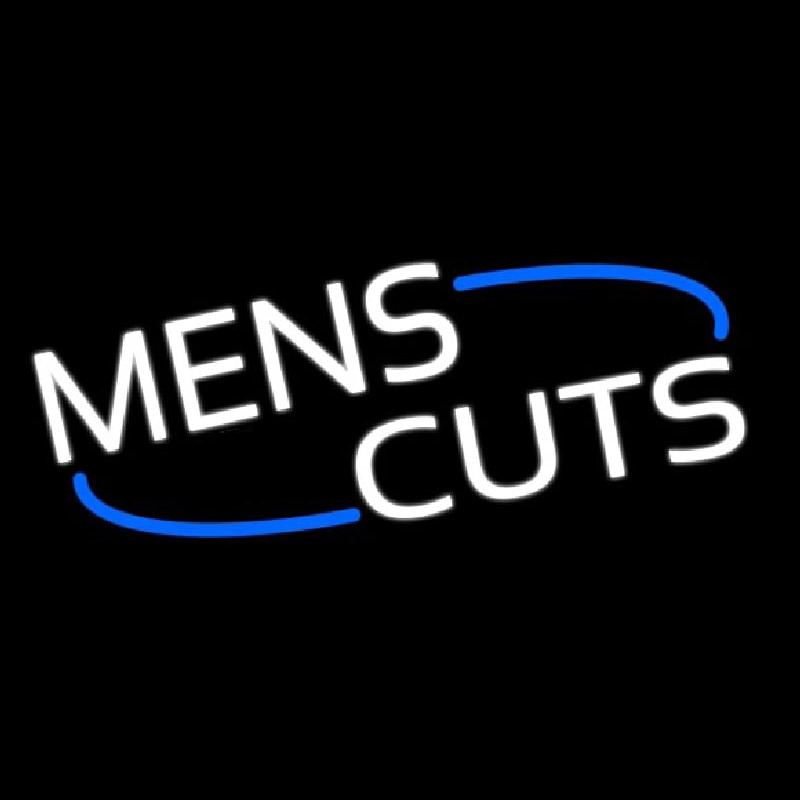 Mens Cuts Leuchtreklame