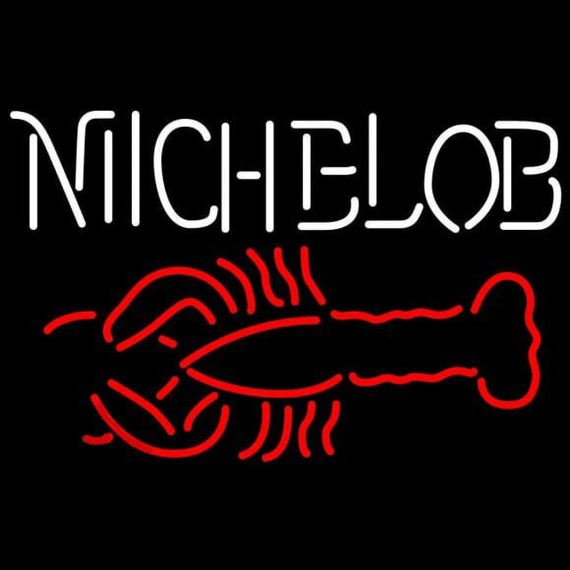 Michelob Lobster Beer Sign Leuchtreklame