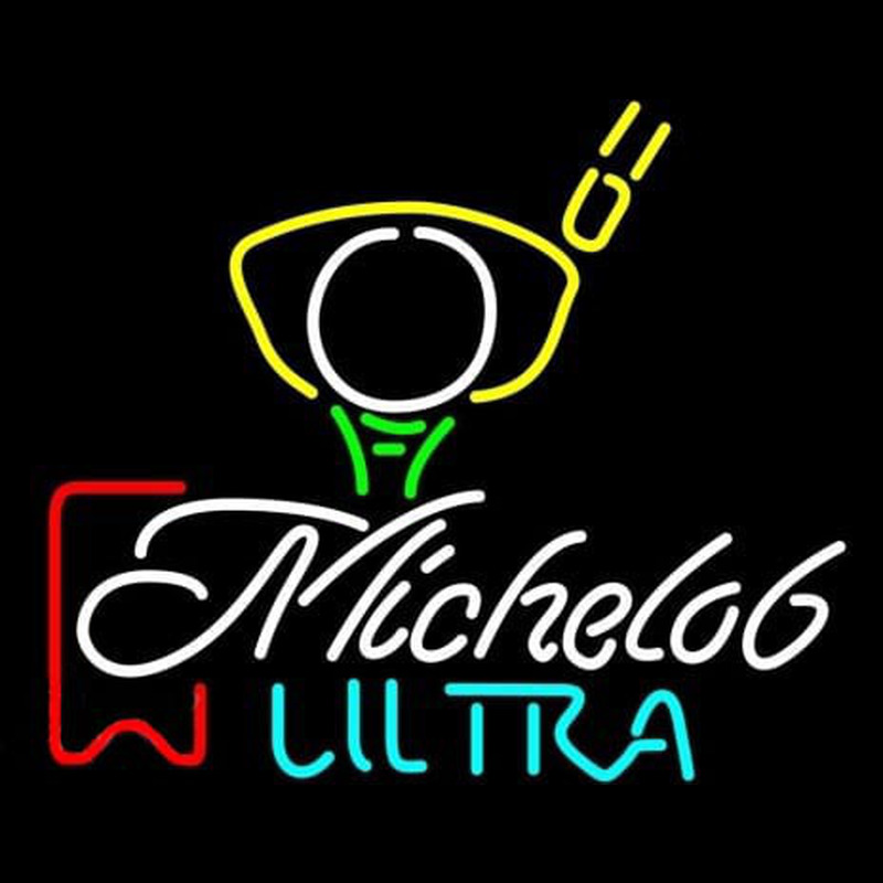 Michelob Ultra Red Ribbon PGA Golf Leuchtreklame