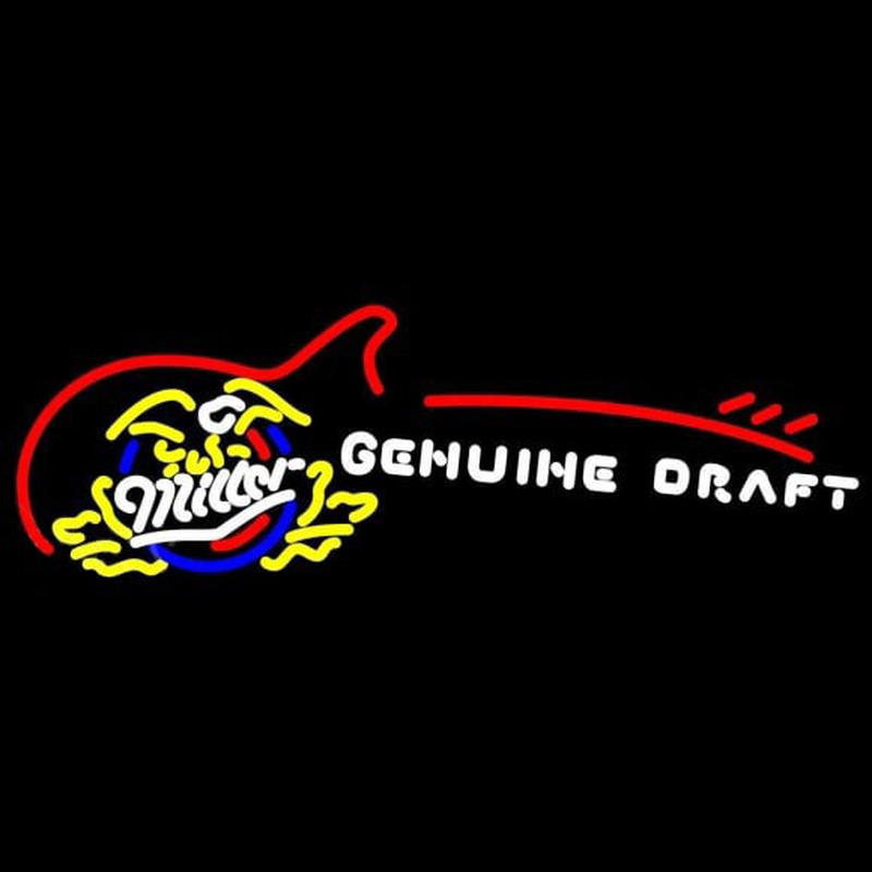 Miller Genuine Draft Sun with Cactus Beer Sign Leuchtreklame