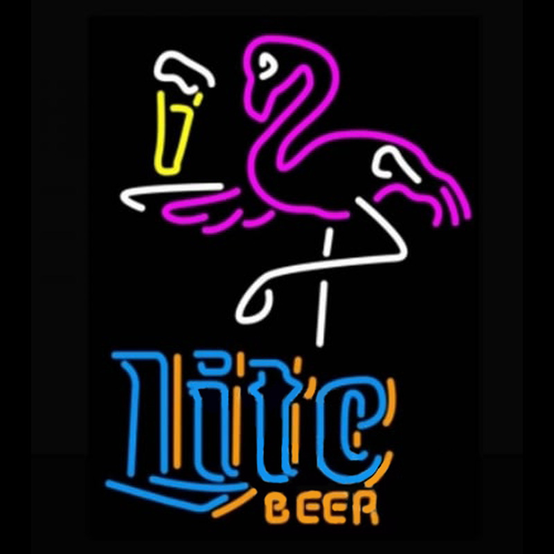 Miller Lite Flamingo Leuchtreklame