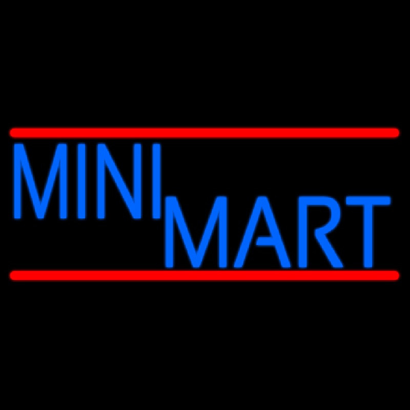 Mini Mart Leuchtreklame