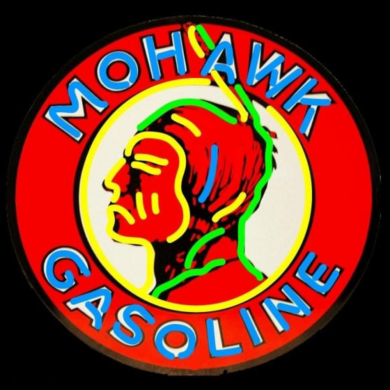 Mohawk Gasoline Leuchtreklame