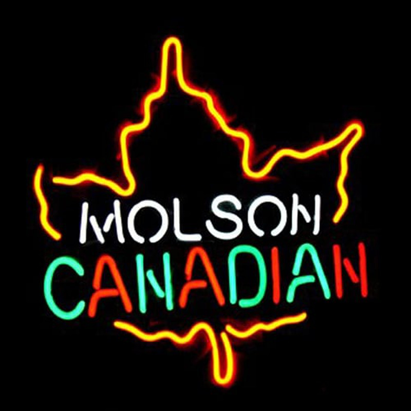 Molson Canadian Bier Bar Offen Leuchtreklame