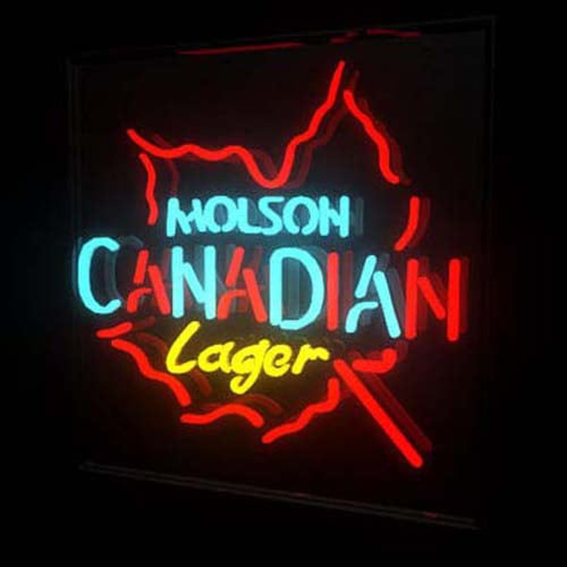 Molson Canadian Lagerbier Bier Bar Offen Leuchtreklame