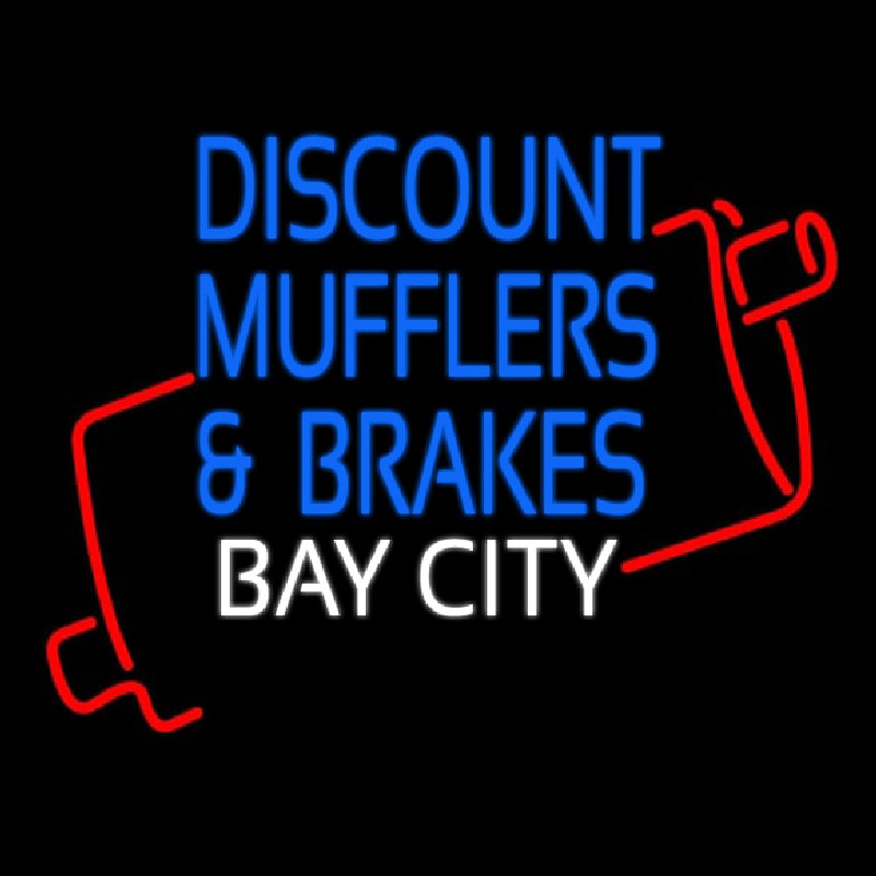 Mufflers And Brakes Leuchtreklame