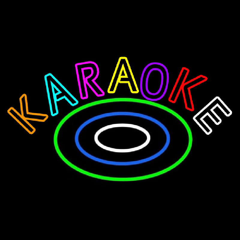 Multicolored Karaoke Leuchtreklame