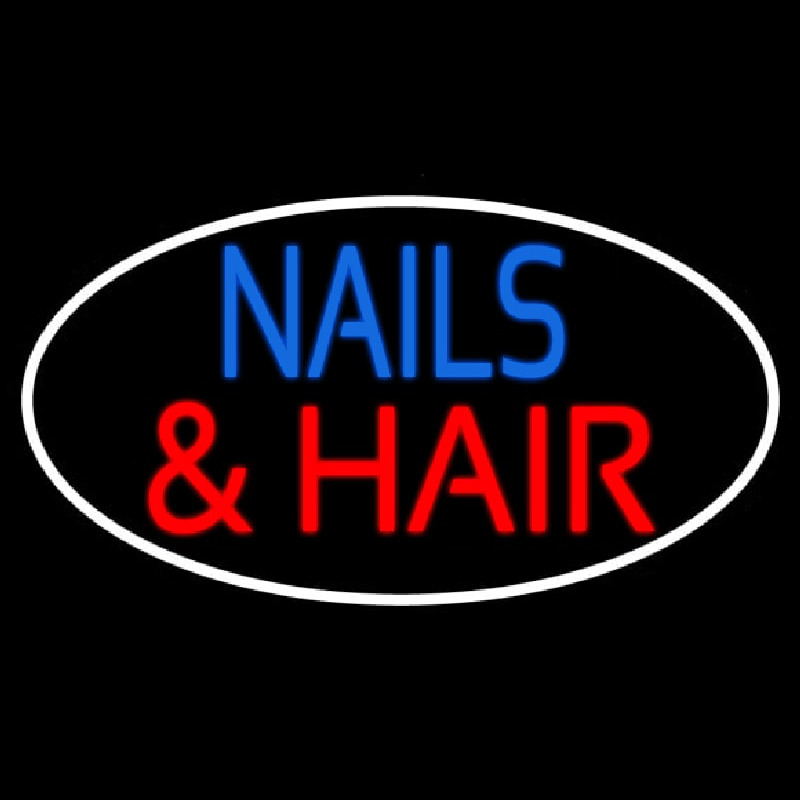 Nails And Hair Leuchtreklame