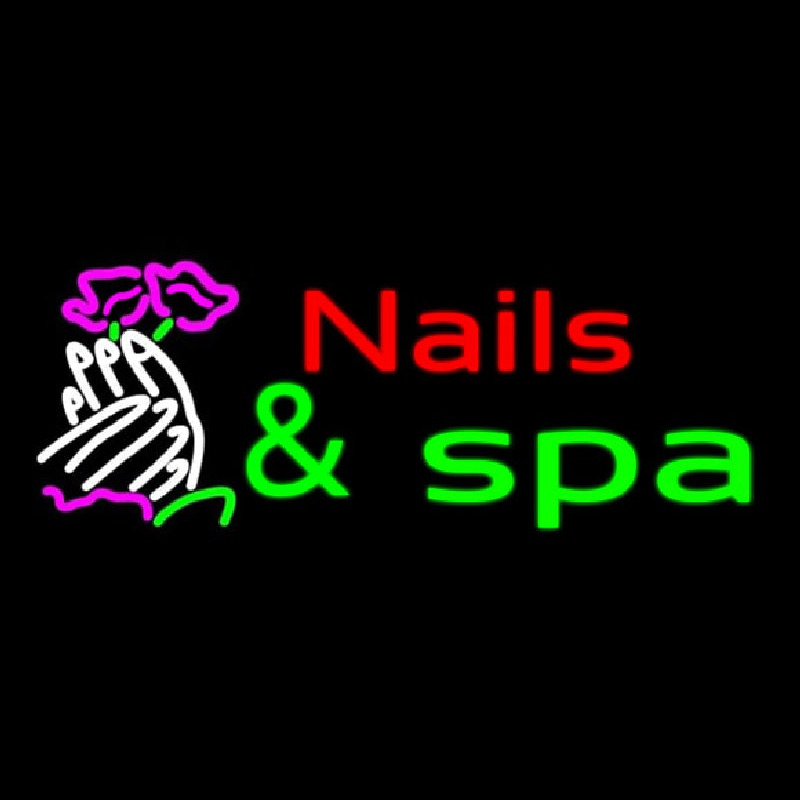 Nails And Spa Leuchtreklame