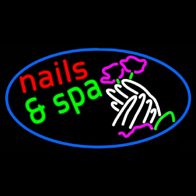 Nails And Spa Leuchtreklame