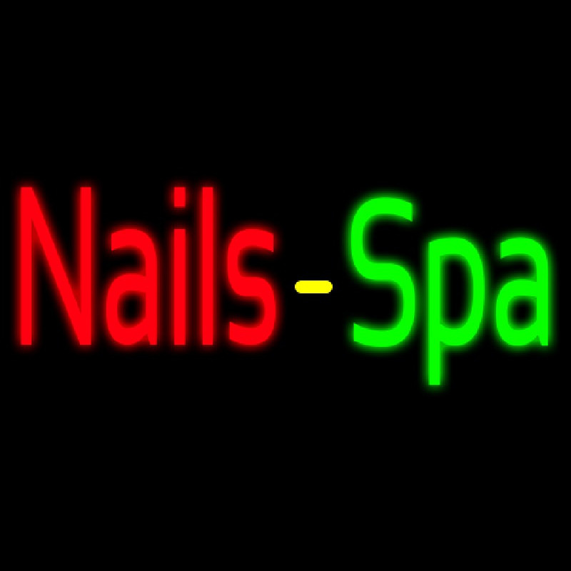 Nails Spa Leuchtreklame