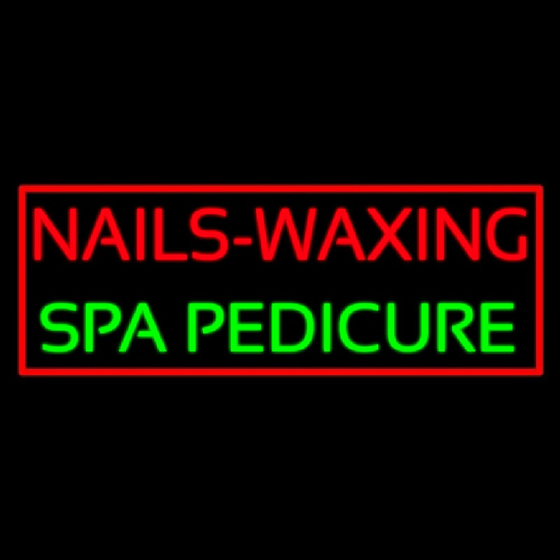 Nails Wa ing Spa Pedicure Leuchtreklame