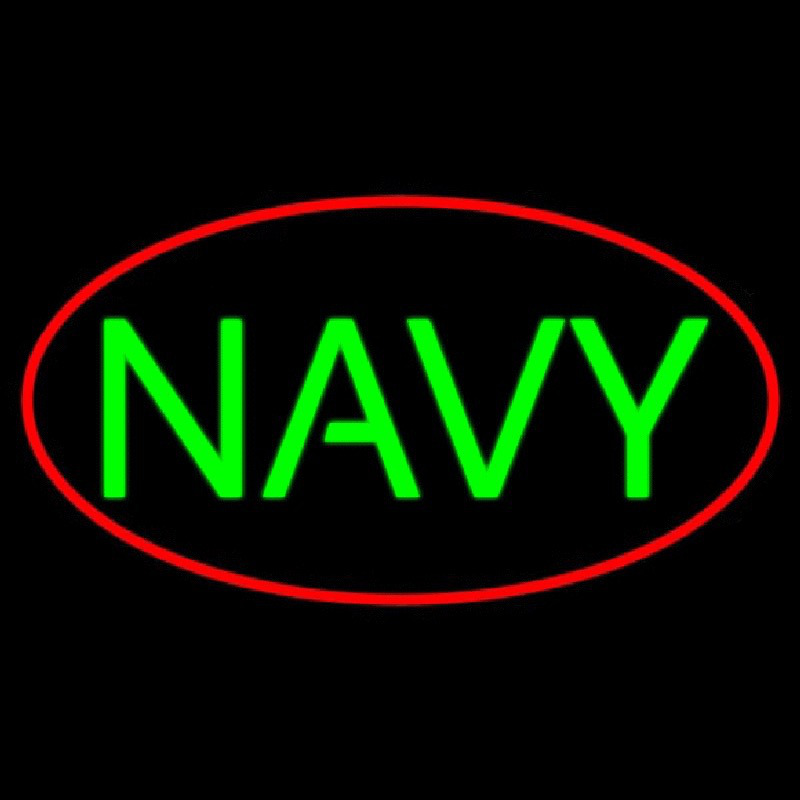 Navy Block Leuchtreklame