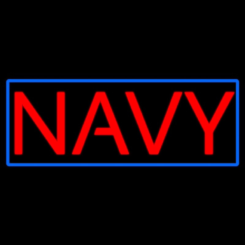 Navy Block Leuchtreklame