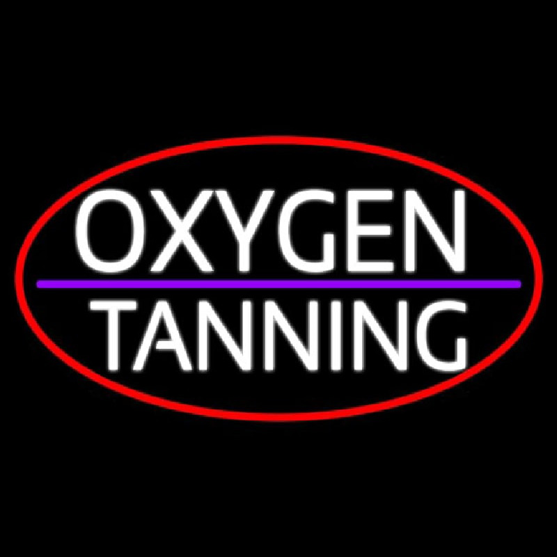 O ygen Tanning Leuchtreklame