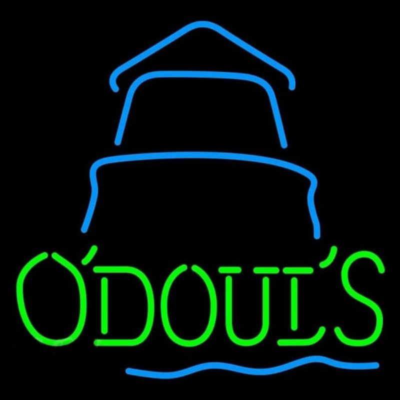 Odouls Day Lighthouse Beer Sign Leuchtreklame