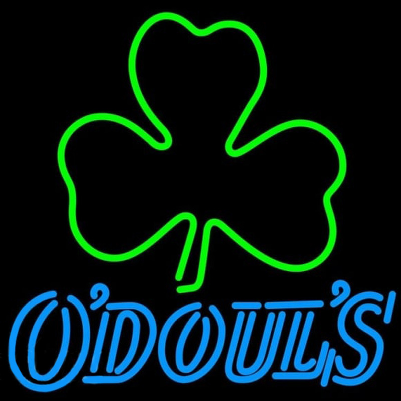 Odouls Green Clover Beer Sign Leuchtreklame