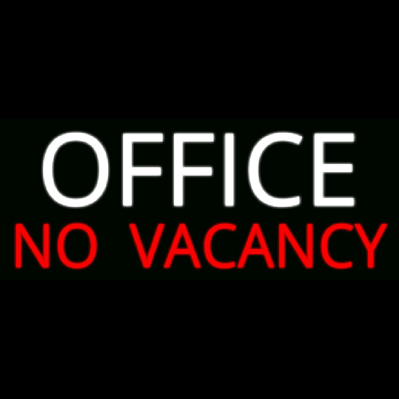 Office No Vacancy Leuchtreklame