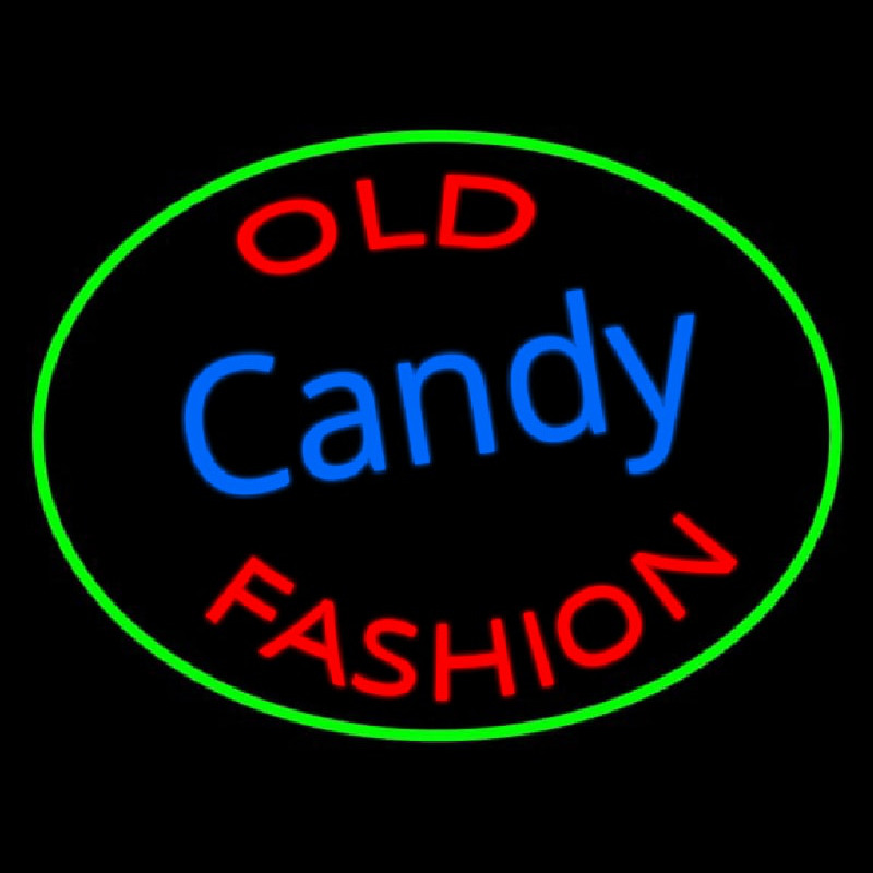 Old Fashion Candy Leuchtreklame