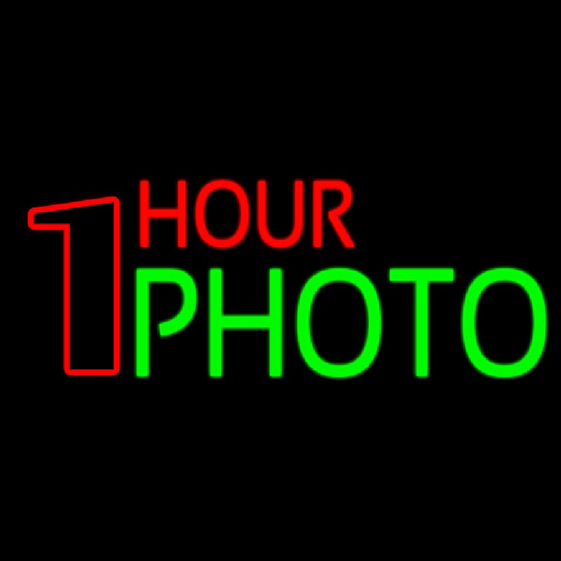 One Hour Photo Leuchtreklame