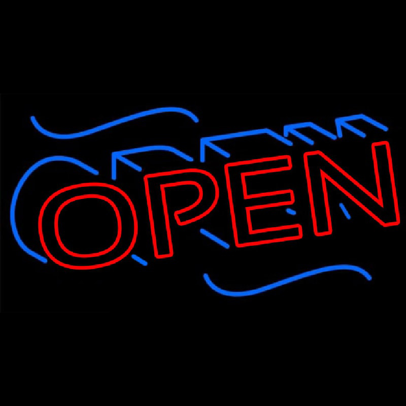 Open Block Leuchtreklame