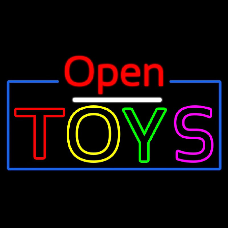 Open Toys Leuchtreklame