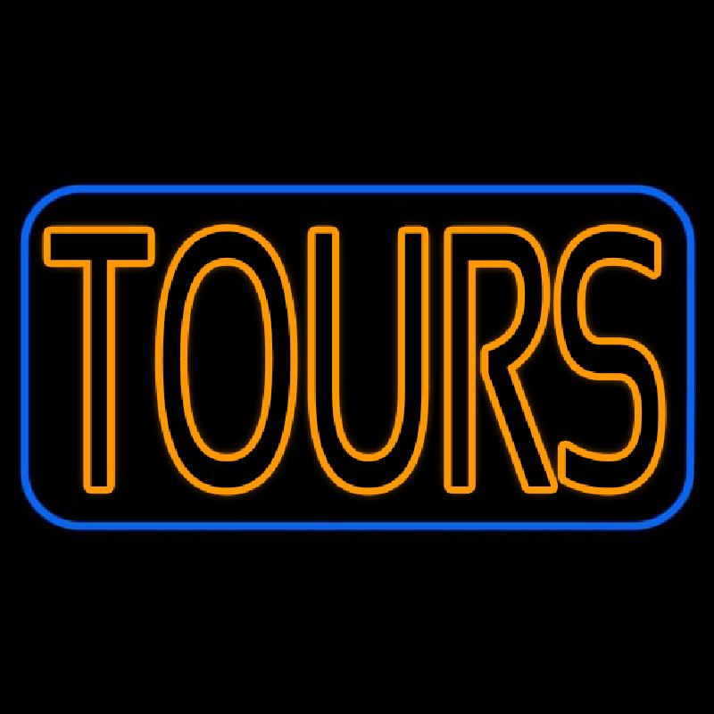 Orange Tours Leuchtreklame