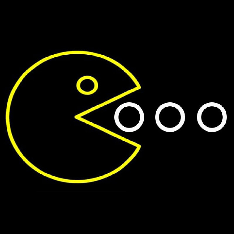 Pac Man Leuchtreklame