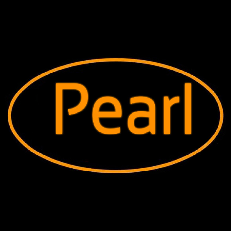 Pearl Oval Leuchtreklame