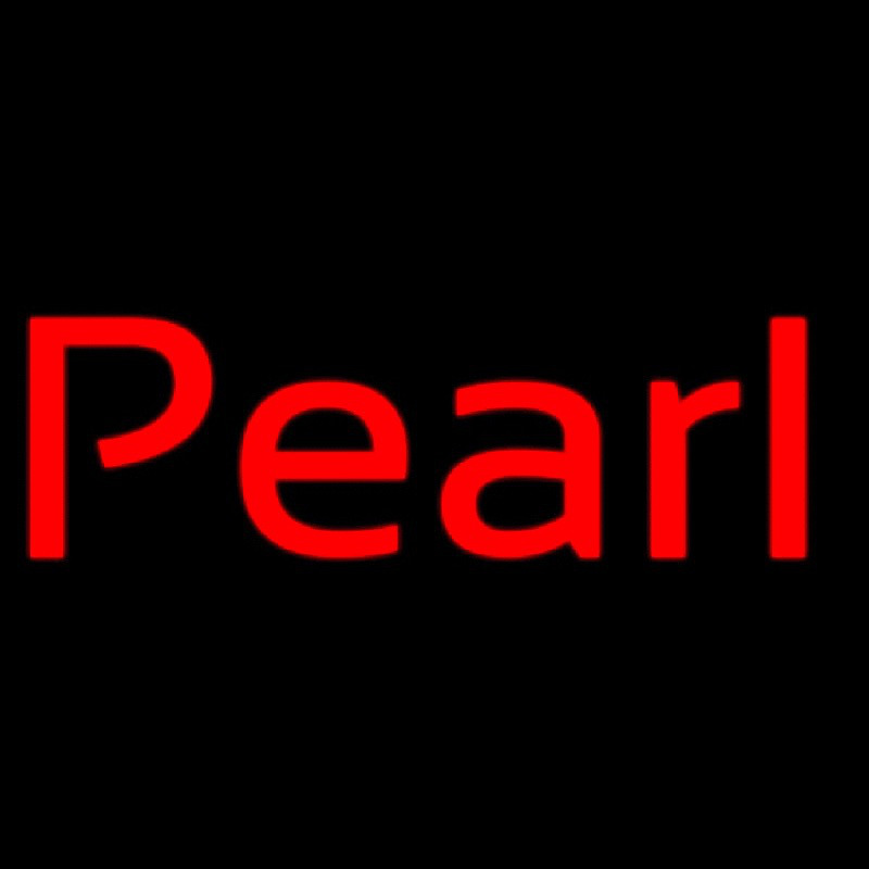 Pearl Red Leuchtreklame